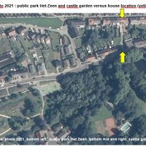 aerial photo 2021_park Het Zeen_and_Castle Garden versus house locatio